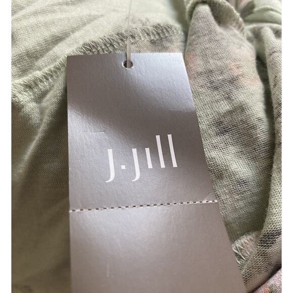 J.Jill Sleep Women’s Green Floral Ultra Soft Shawl - Collar Robe Size L / NWT - Picture 6 of 9